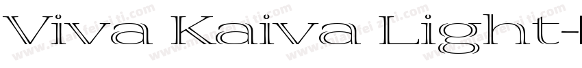 Viva Kaiva Light字体转换